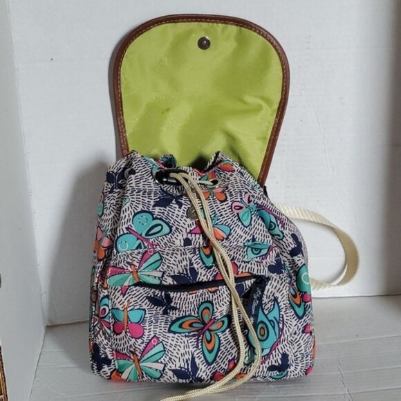 Lily Bloom Mini Backpack Night Flight Butterfly Butterflies Bag Women's Woman's - Picture 8 of 12